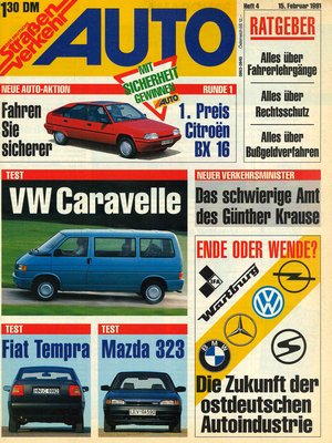 AUTOStraßenverkehr Titel 1991 Heft 04 Vorschau