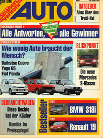 AUTOStraßenverkehr Titel 1991 Heft 07 Vorschau