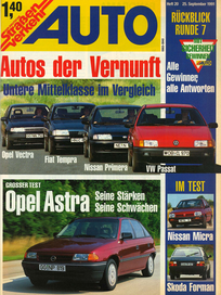 AUTOStraßenverkehr Titel 1991 Heft 20 Vorschau