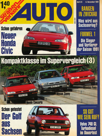 AUTOStraßenverkehr Titel 1991 Heft 23 Vorschau