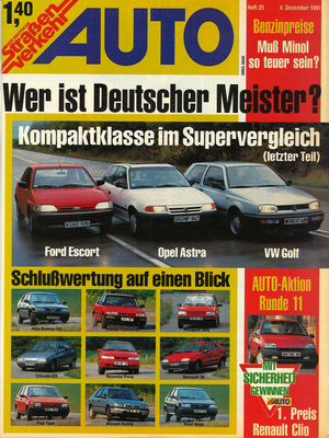 AUTOStraßenverkehr Titel 1991 Heft 25 Vorschau