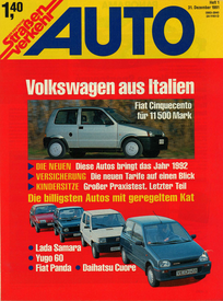 AUTOStraßenverkehr Titel 1992 Heft 01 Vorschau