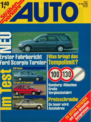 AUTOStraßenverkehr Titel 1992 Heft 07 Vorschau