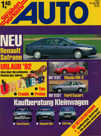 AUTOStraßenverkehr Titel 1992 Heft 09 Vorschau