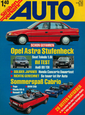 AUTOStraßenverkehr Titel 1992 Heft 10 Vorschau