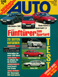 AUTOStraßenverkehr Titel 1992 Heft 20 Vorschau