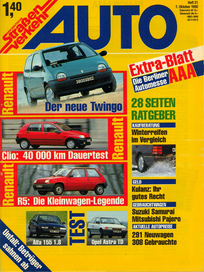 AUTOStraßenverkehr Titel 1992 Heft 21 Vorschau