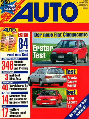 AUTOStraßenverkehr Titel 1992 Heft 22 Vorschau