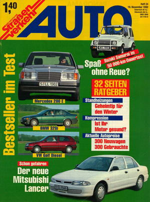 AUTOStraßenverkehr Titel 1992 Heft 24 Vorschau