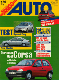 AUTOStraßenverkehr Titel 1993 Heft 03 Vorschau