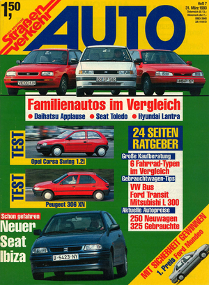 AUTOStraßenverkehr Titel 1993 Heft 07 Vorschau