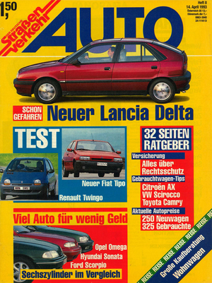 AUTOStraßenverkehr Titel 1993 Heft 08 Vorschau