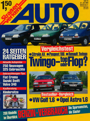 AUTOStraßenverkehr Titel 1993 Heft 15 Vorschau