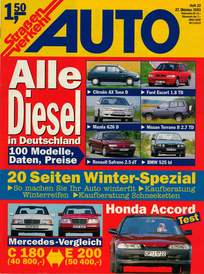 AUTOStraßenverkehr Titel 1993 Heft 22 Vorschau