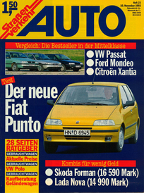 AUTOStraßenverkehr Titel 1993 Heft 23 Vorschau