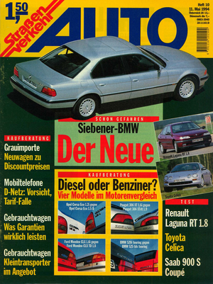 AUTOStraßenverkehr Titel 1994 Heft 10 Vorschau