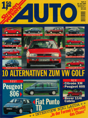 AUTOStraßenverkehr Titel 1994 Heft 13 Vorschau