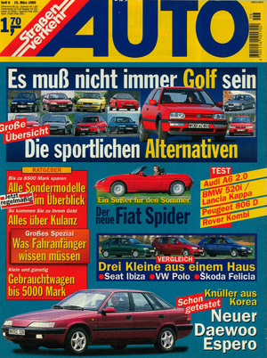 AUTOStraßenverkehr Titel 1995 Heft 06 Vorschau