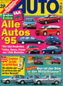 AUTOStraßenverkehr Titel 1995 Heft 19 Vorschau