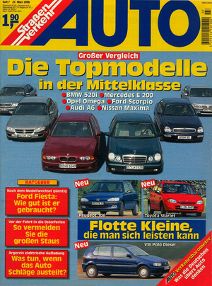 AUTOStraßenverkehr Titel 1996 Heft 07 Vorschau