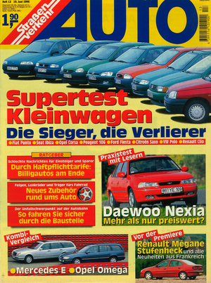 AUTOStraßenverkehr Titel 1996 Heft 13 Vorschau