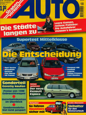 AUTOStraßenverkehr Titel 1996 Heft 24 Vorschau