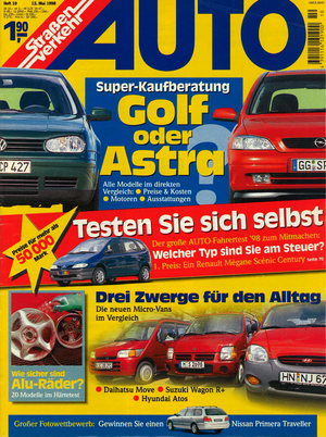 AUTOStraßenverkehr Titel 1998 Heft 10 Vorschau