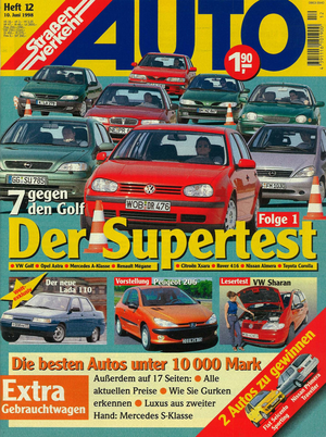 AUTOStraßenverkehr Titel 1998 Heft 12 Vorschau