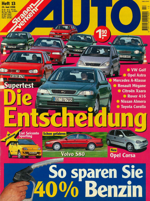 AUTOStraßenverkehr Titel 1998 Heft 13 Vorschau