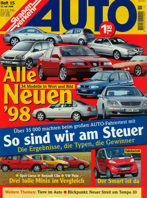 AUTOStraßenverkehr Titel 1998 Heft 15 Vorschau