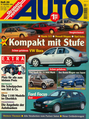 AUTOStraßenverkehr Titel 1998 Heft 20 Vorschau