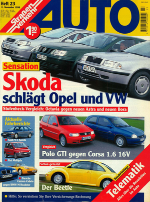 AUTOStraßenverkehr Titel 1998 Heft 23 Vorschau