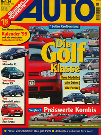 AUTOStraßenverkehr Titel 1998 Heft 26 Vorschau