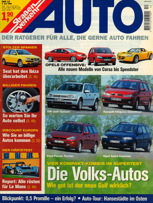 AUTOStraßenverkehr Titel 1999 Heft 12 Vorschau