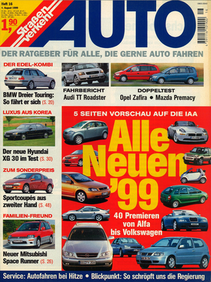 AUTOStraßenverkehr Titel 1999 Heft 16 Vorschau