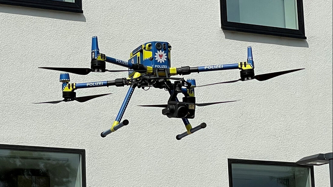 Abstandsüberwachung mit Drohnen