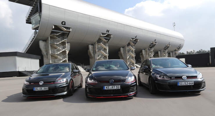 Abt Golf GTI Dark Edition, VW Golf GTI Performance B&B Stufe 2, Oettinger Golf GTI