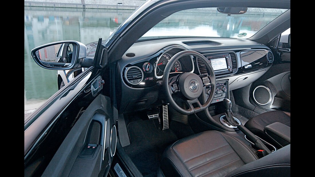 Abt-VW Beetle 2.0 TSI, Cockpit, Lenkrad