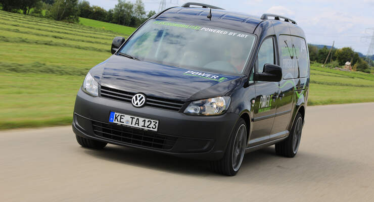 Abt eCaddy - Elektro-Caddy - VW - Elektromobilität - Elektrofahrzeug - Elektroauto - E-Mobilität - Deutsche Post