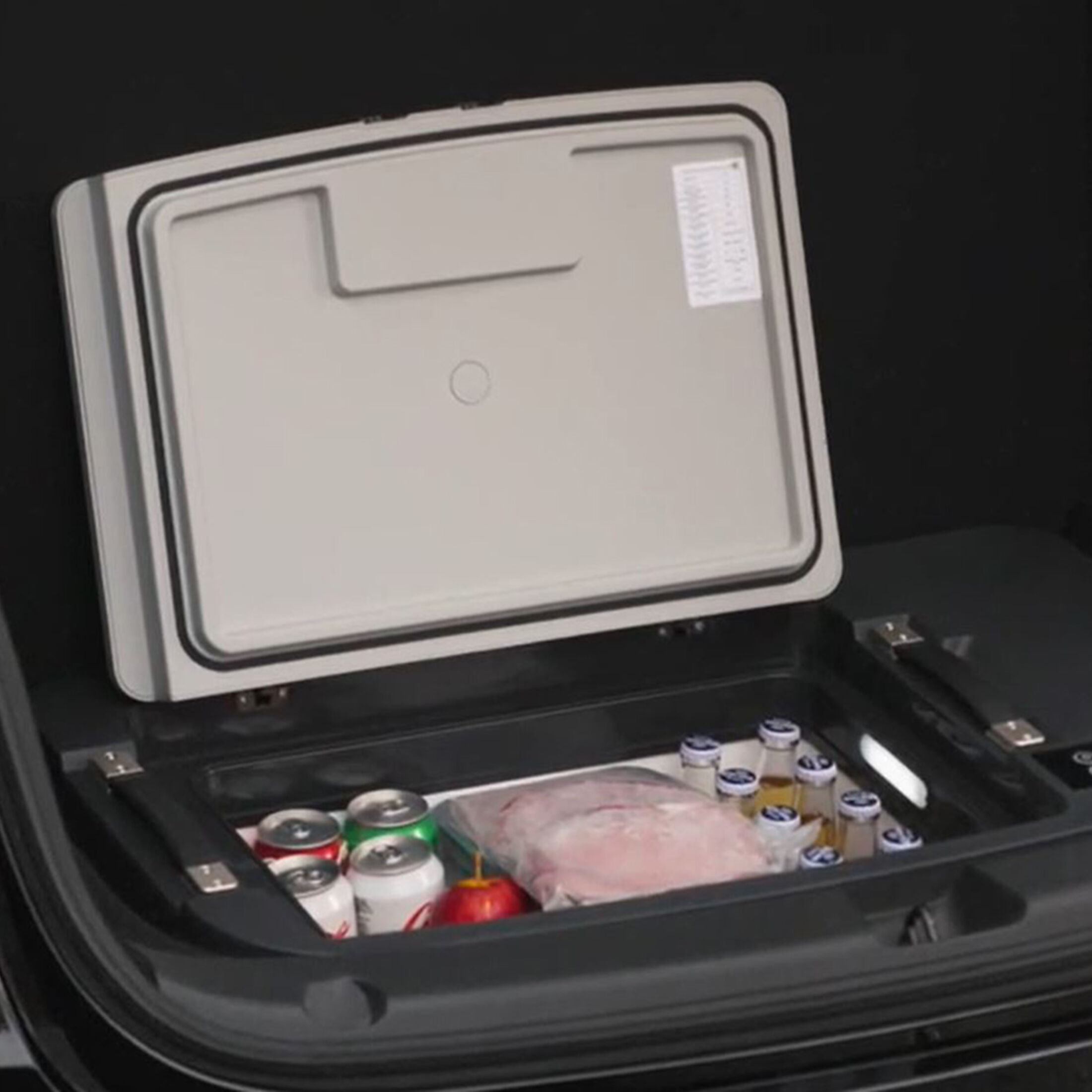 Gefrier- und Kühlbox speziell für Tesla-Kofferräume