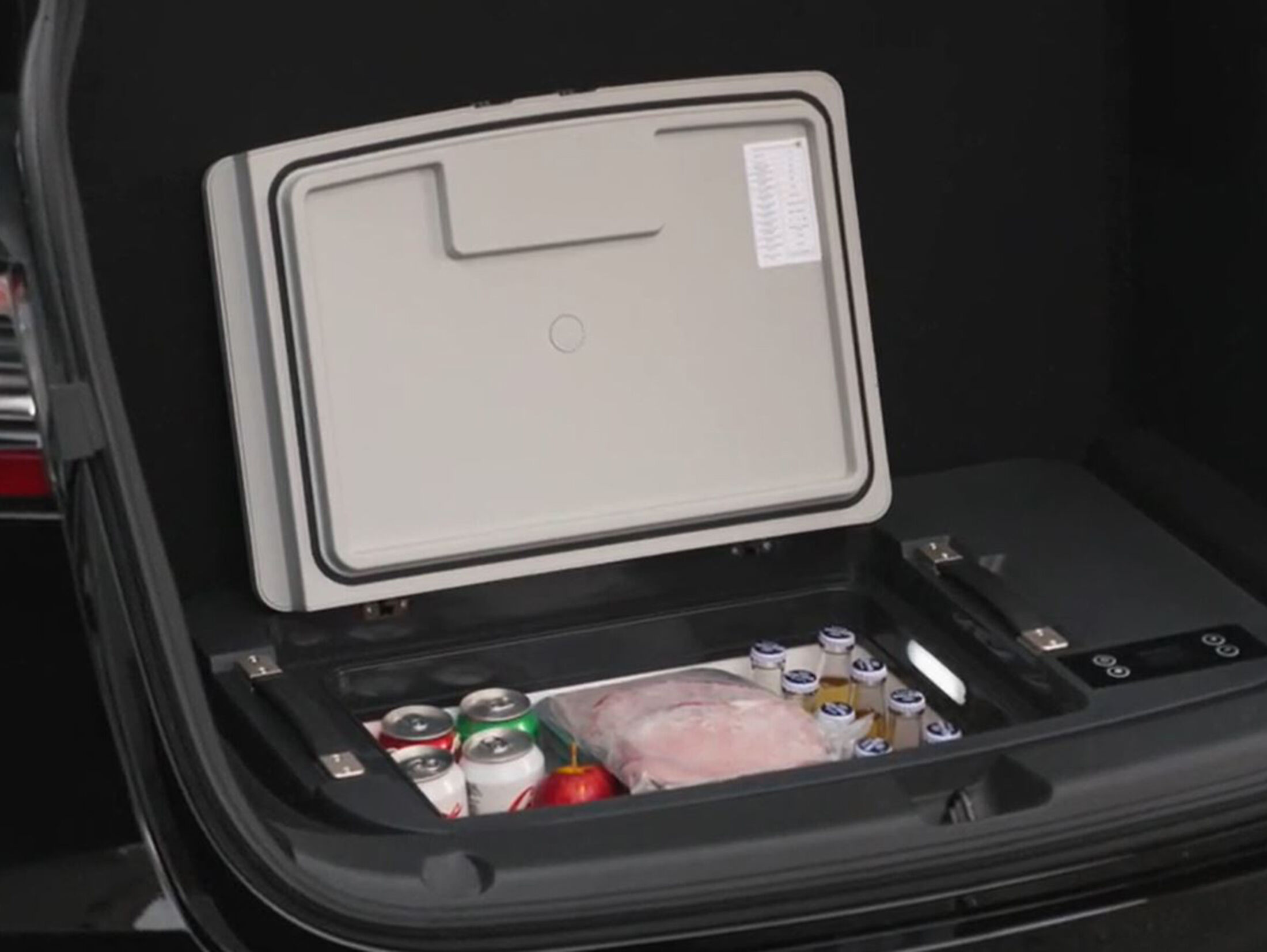 Gefrier- und Kühlbox speziell für Tesla-Kofferräume