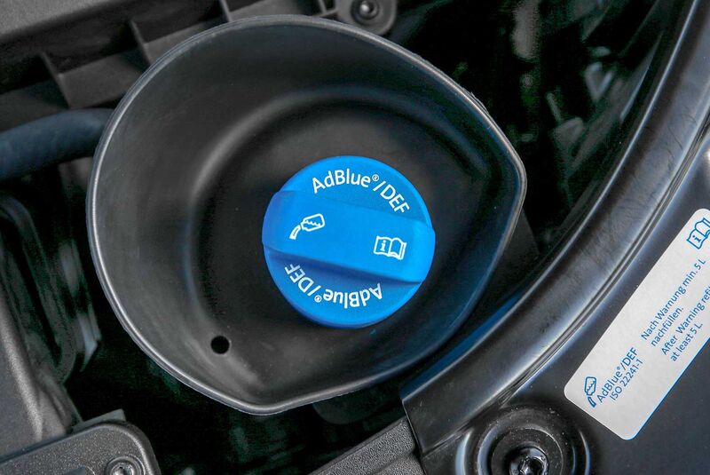 Adblue-Einfüllstutzen VW Caddy Alltrack