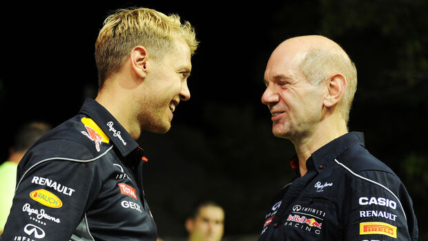 Adrian Newey & Sebastian Vettel