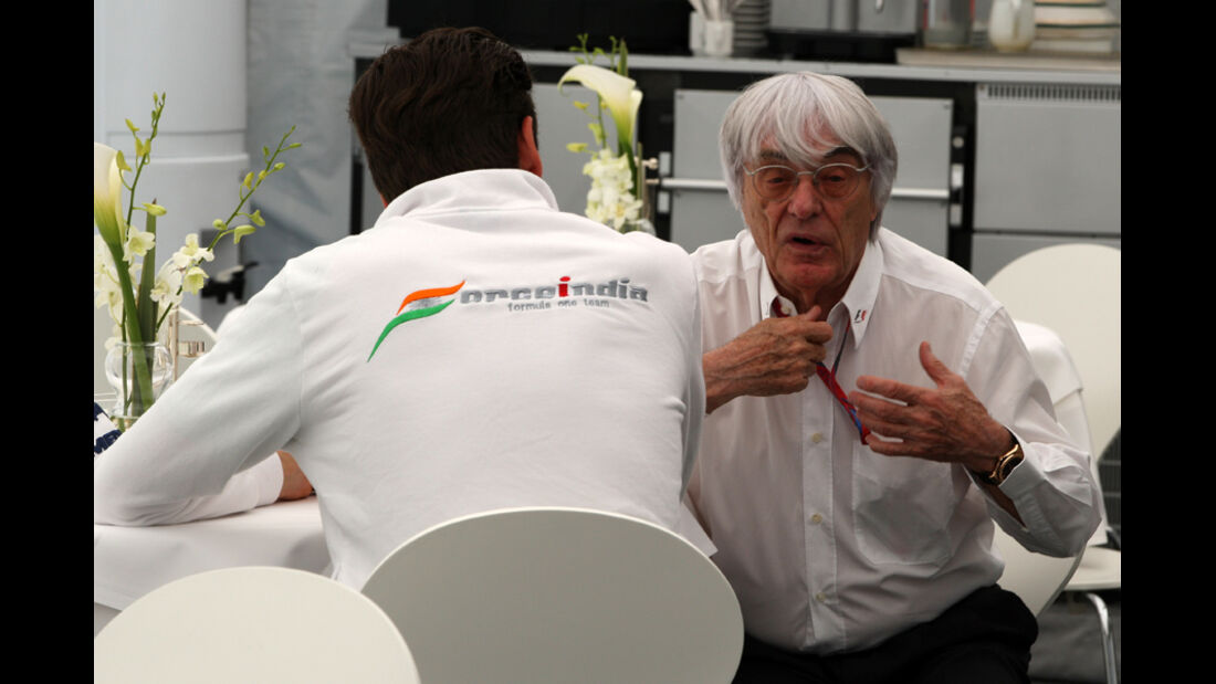 Adrian Sutil & Bernie Ecclestone
