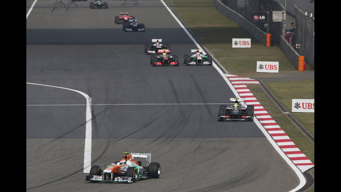 Adrian Sutil - Esteban Gutierrez - Formel 1 - GP China - 14. April 2013