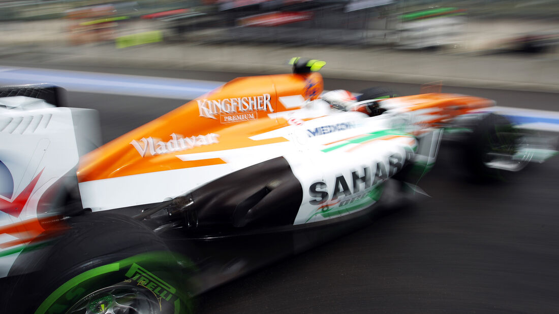 Adrian Sutil - Force India - Formel 1 - GP Belgien - Spa Francorchamps - 23. August 2013