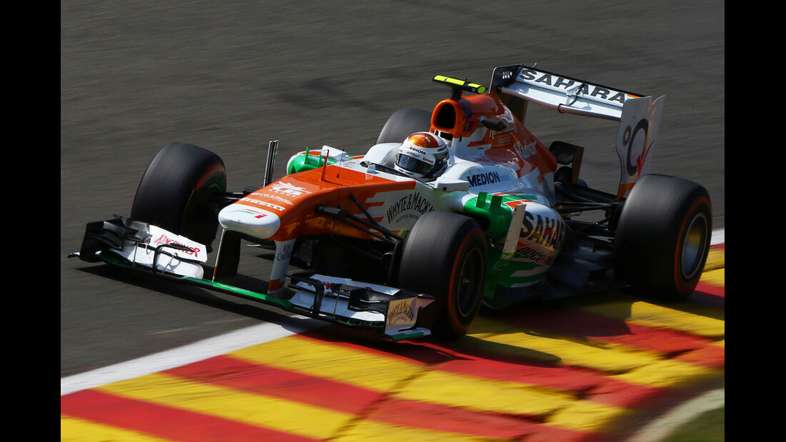 Adrian Sutil - Force India - Formel 1 - GP Belgien - Spa-Francorchamps - 23. August 2013