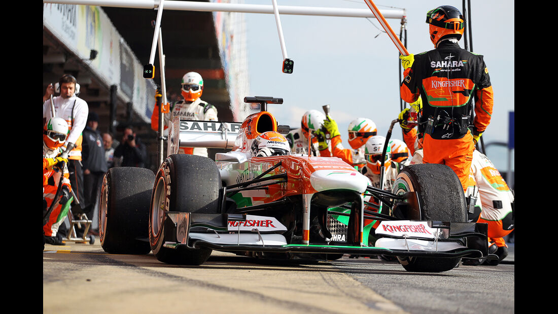 Adrian Sutil - Force India - Formel 1 - Test - Barcelona - 2. März 2013