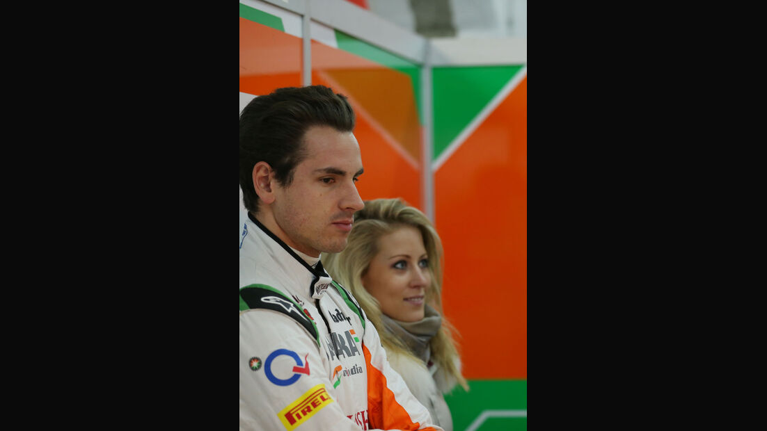 Adrian Sutil, Force India, Formel 1-Test, Barcelona, 21. Februar 2013