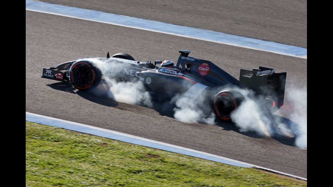Adrian Sutil - Formel 1 - Jerez-Test 2014